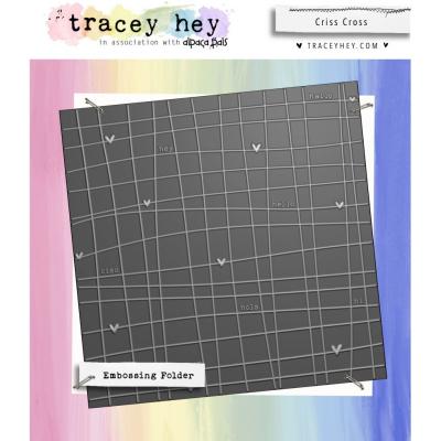 Tracey Hey Embossingfolder - Criss Cross